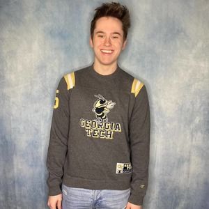 Champion Georgia Tech Vintage Gray Sweatshirt